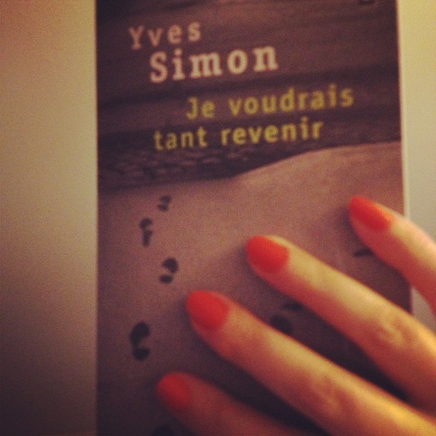 Je voudrais tant revenir, d&rsquo;Yves Simon