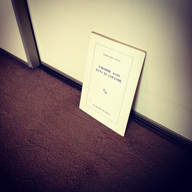 L&rsquo;homme assis dans le couloir, de Marguerite Duras