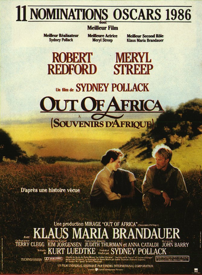 Out of Africa, de Sydney&nbsp;Pollack