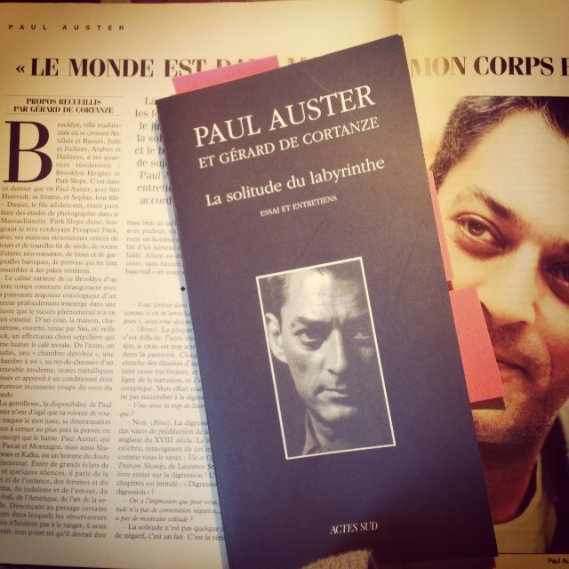 La Solitude du labyrinthe de Paul Auster et Gérard de Cortanze