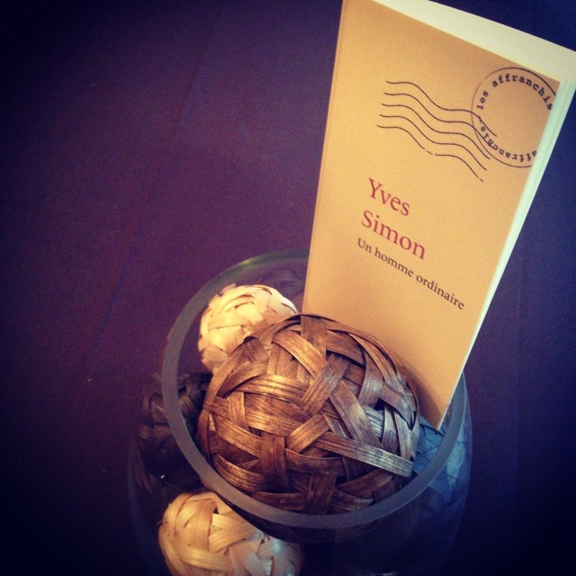 Un homme ordinaire, d&rsquo;Yves&nbsp;Simon