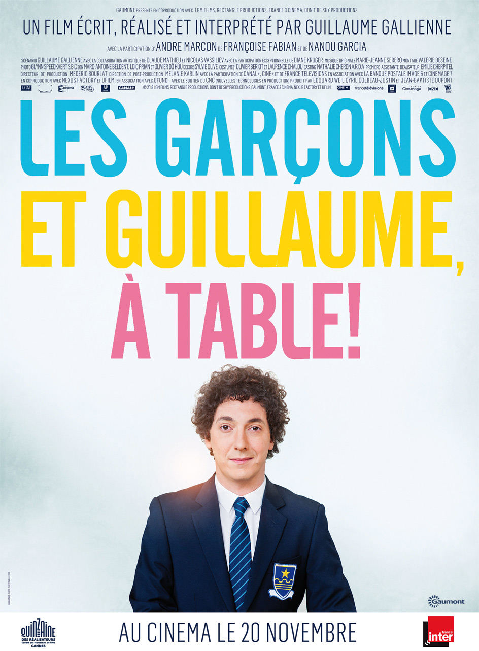 Les garçons et Guillaume, à table, de Guillaume Gallienne