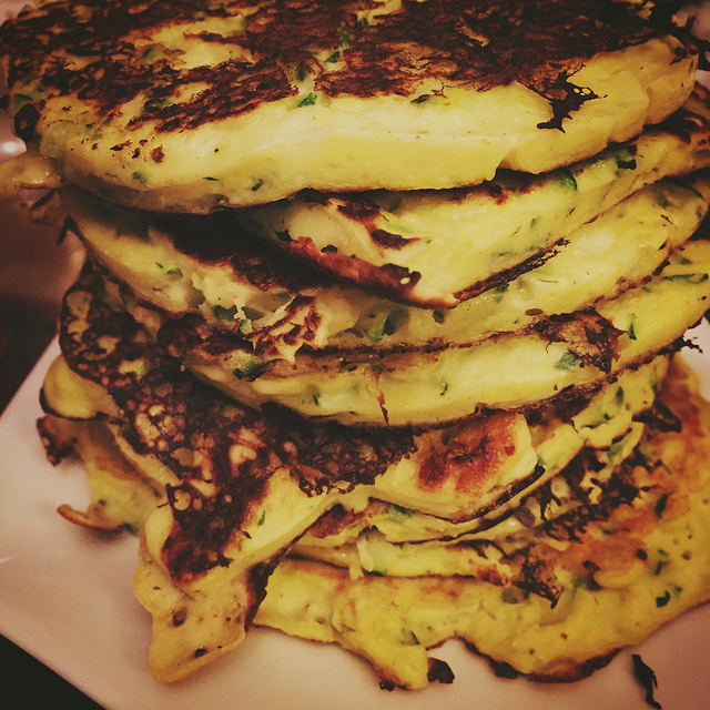Pancakes de courgettes
