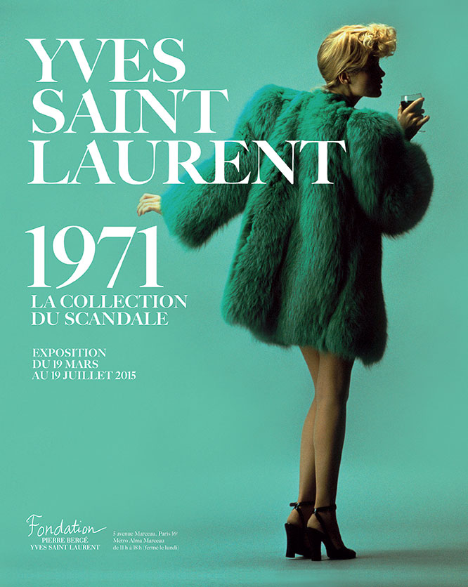 Yves Saint Laurent 1971 – La collection du scandale, à la fondation Pierre Bergé-Yves Saint Laurent