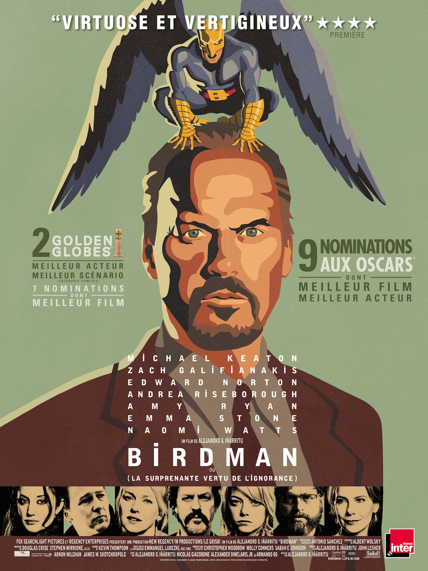 Birdman, d&rsquo;Alejandro Gonzalez Iñarritu