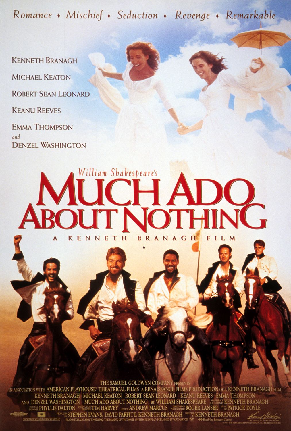 Much ado about Nothing (beaucoup de bruit pour rien) de Kenneth Branagh