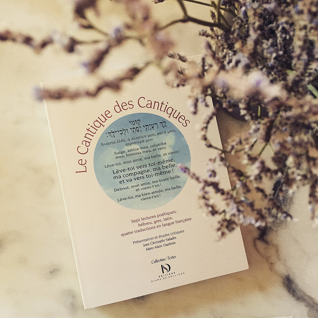 Le Cantique des Cantiques, aux éditions Diane de Selliers