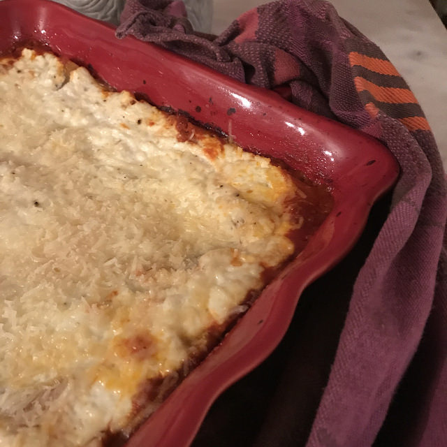 lasagnes méditerranéennes à la brousse et à la tomate