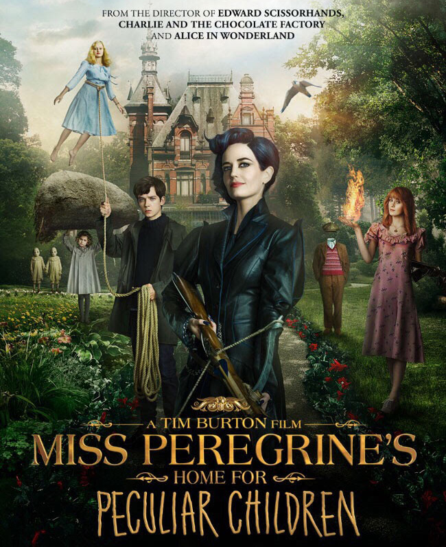 Miss Peregrine&rsquo;s Home for Peculiar Children (Miss Peregrine et les enfants particuliers) de Tim Burton