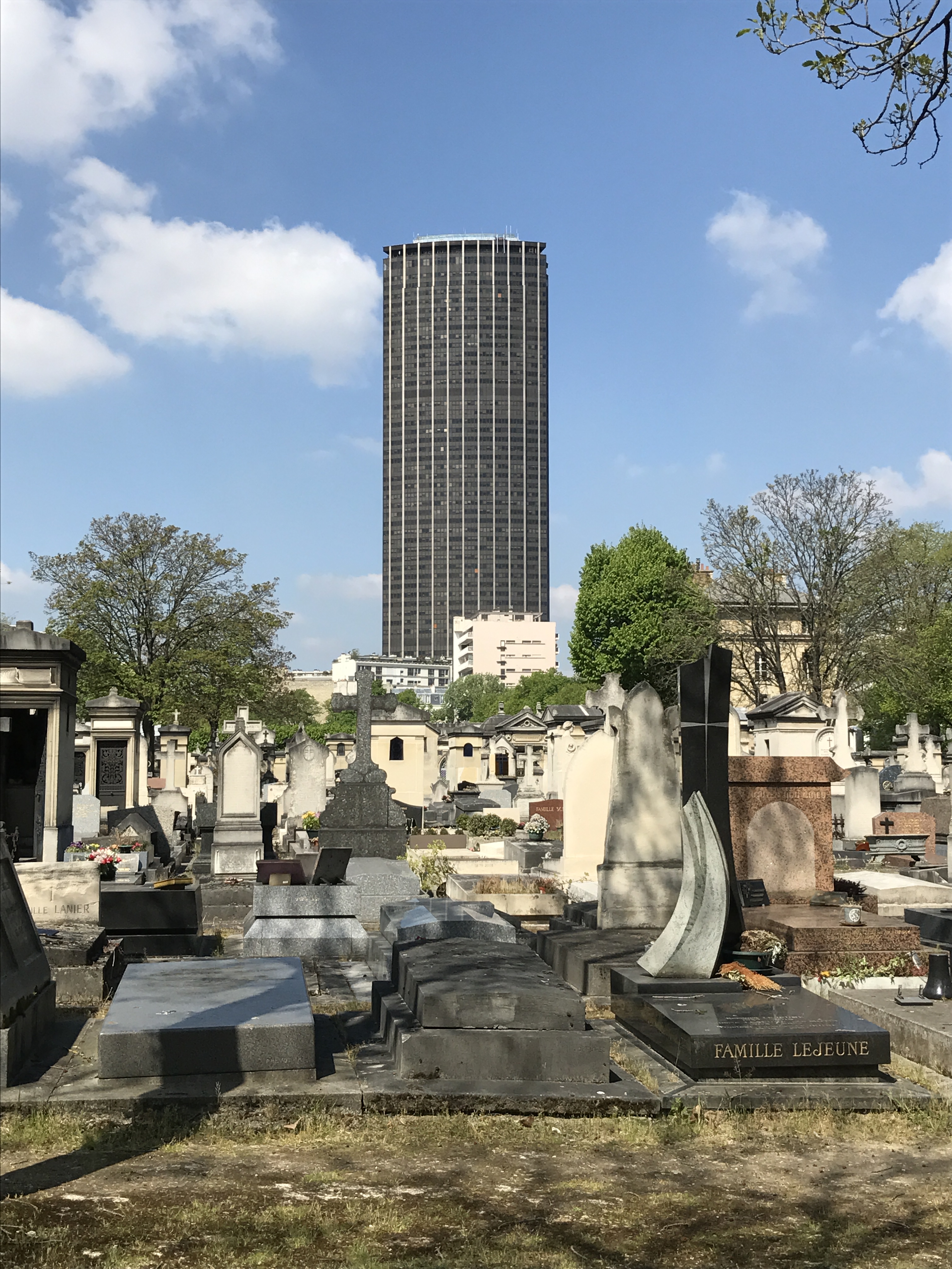 Le cimetière du Montparnasse