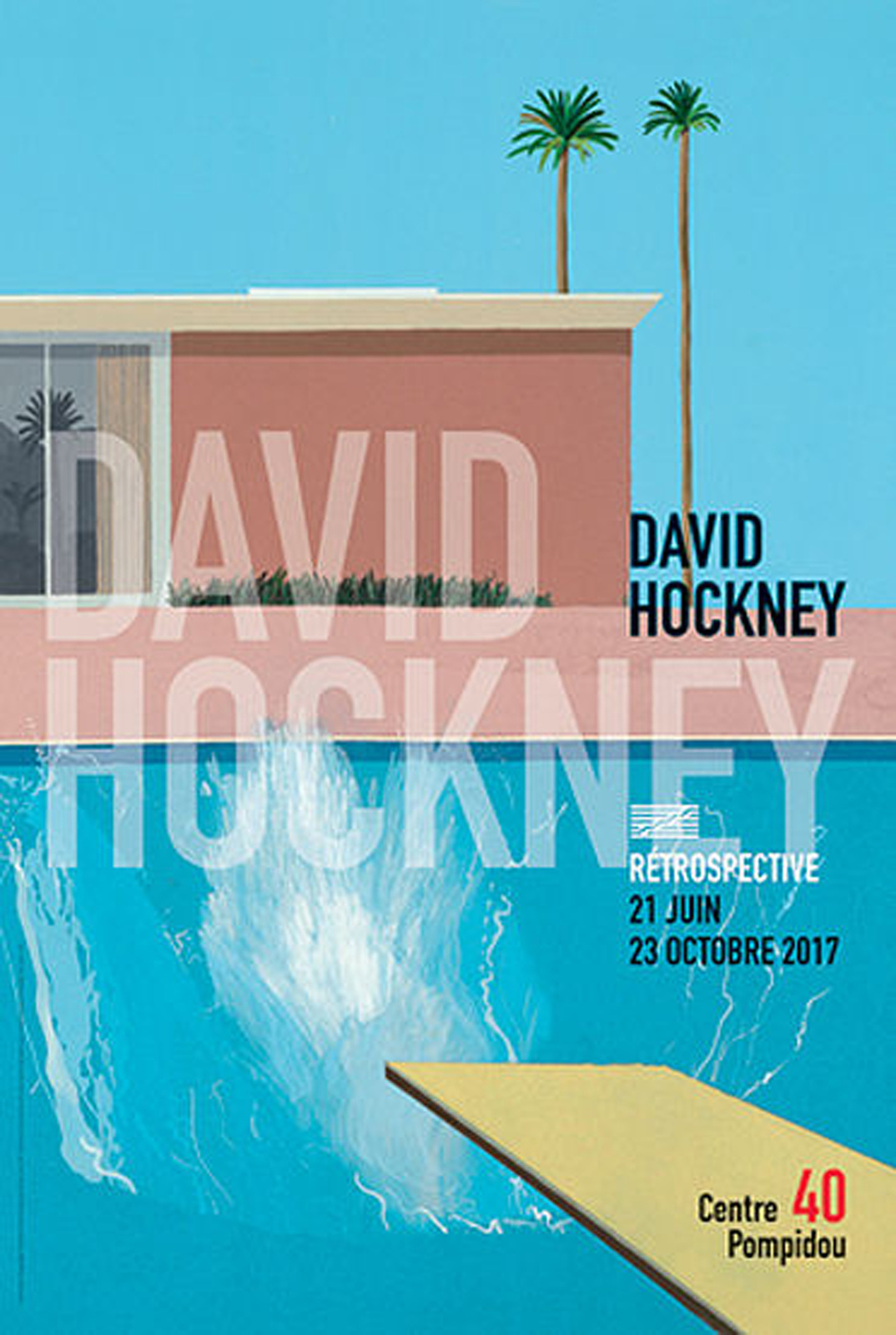 David Hockney à Beaubourg