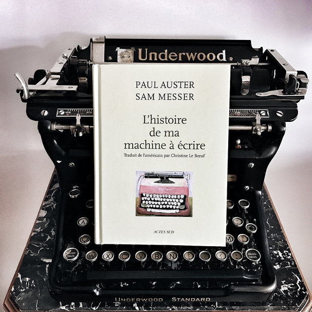 L&rsquo;Histoire de ma machine à écrire, de Paul Auster et Sam Messer