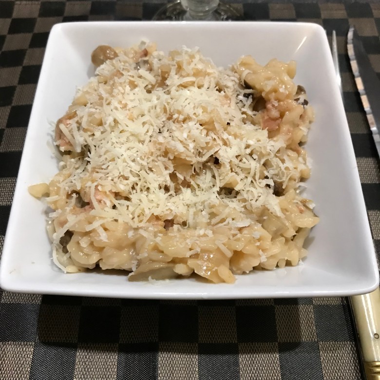 Risotto aux cèpes et au foie gras