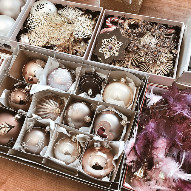 Ranger les décorations de Noël