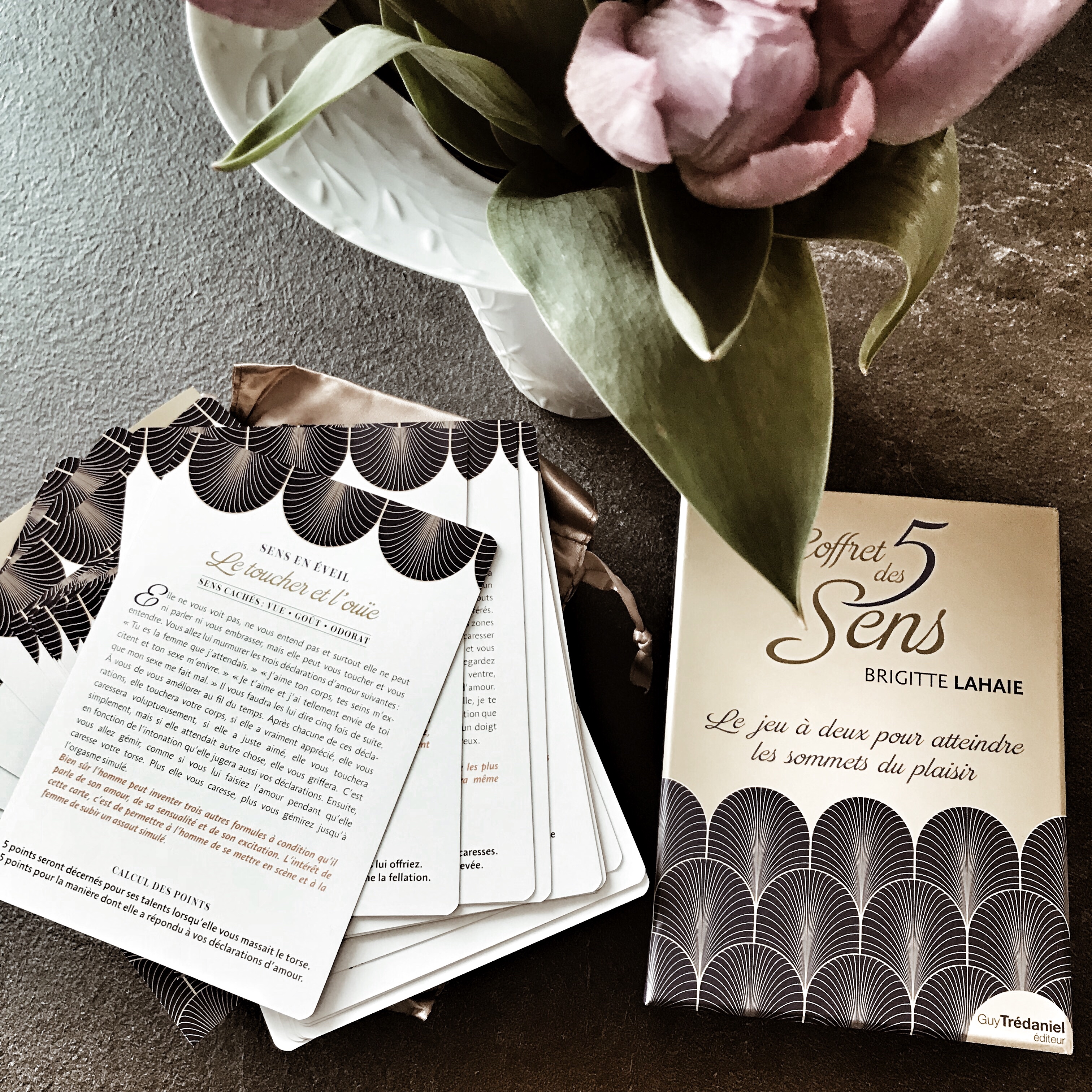 Le coffret des cinq sens, de Brigitte Lahaie