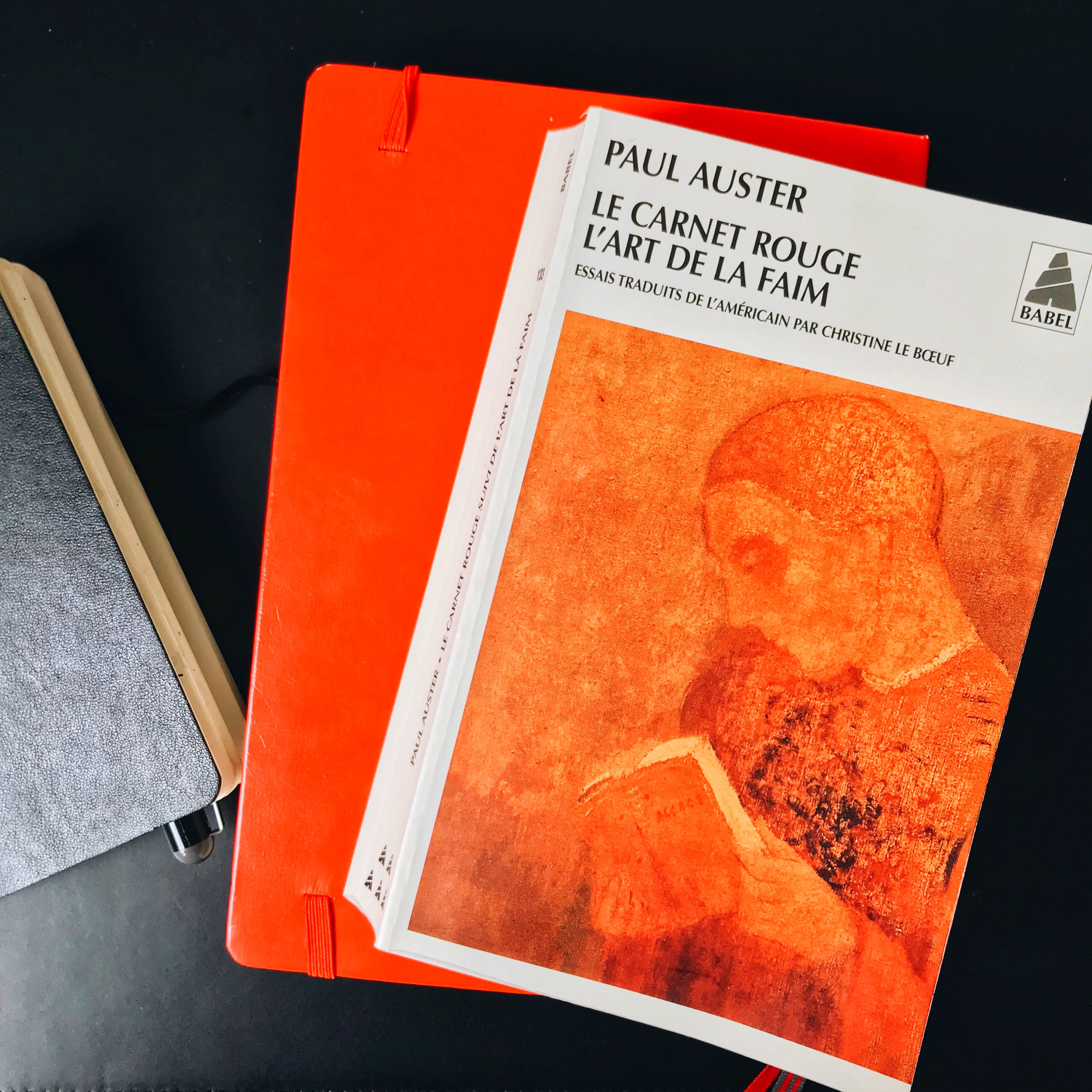 Le Carnet rouge/L&rsquo;art de la faim, de Paul Auster