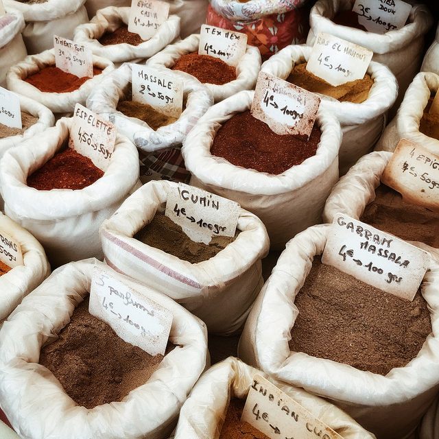 Les épices du marché