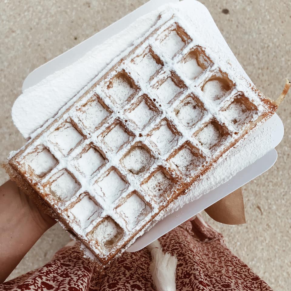 Une gaufre de chez Frédélian