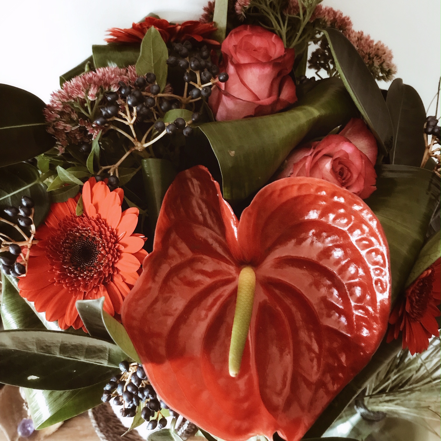 Un bouquet de fleurs