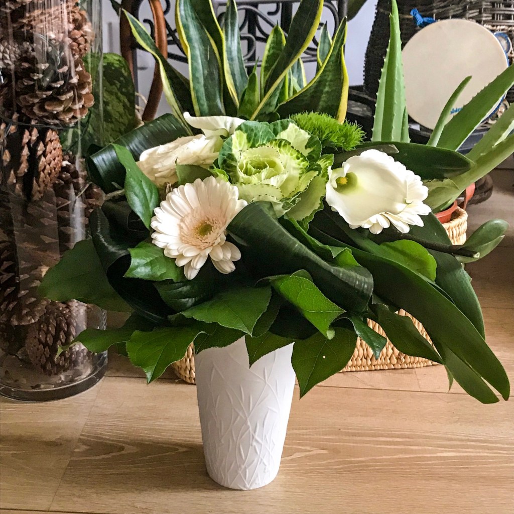 Quelques fleurs blanches