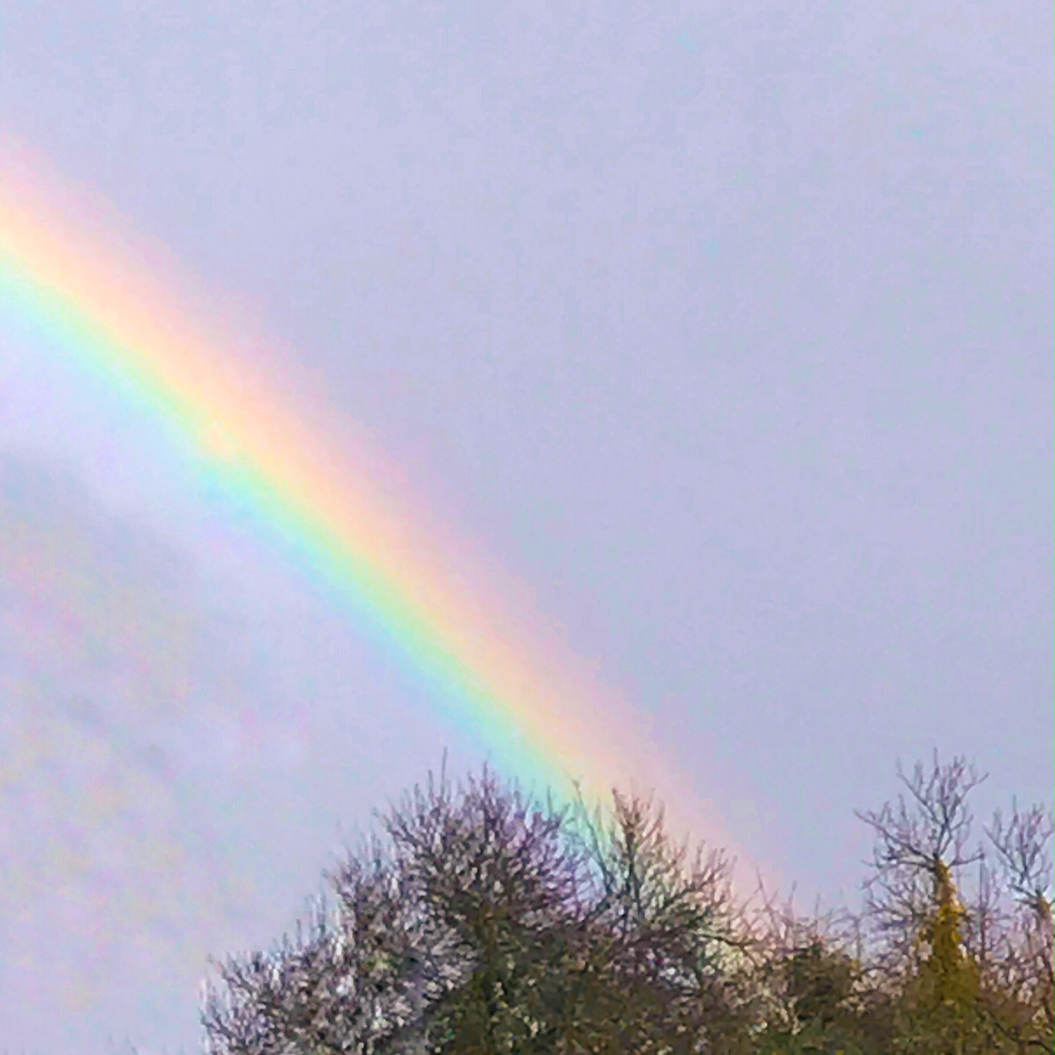 Un temps à arc-en-ciel