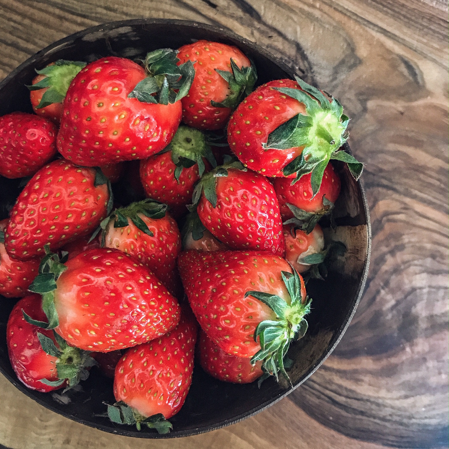 Les premières fraises