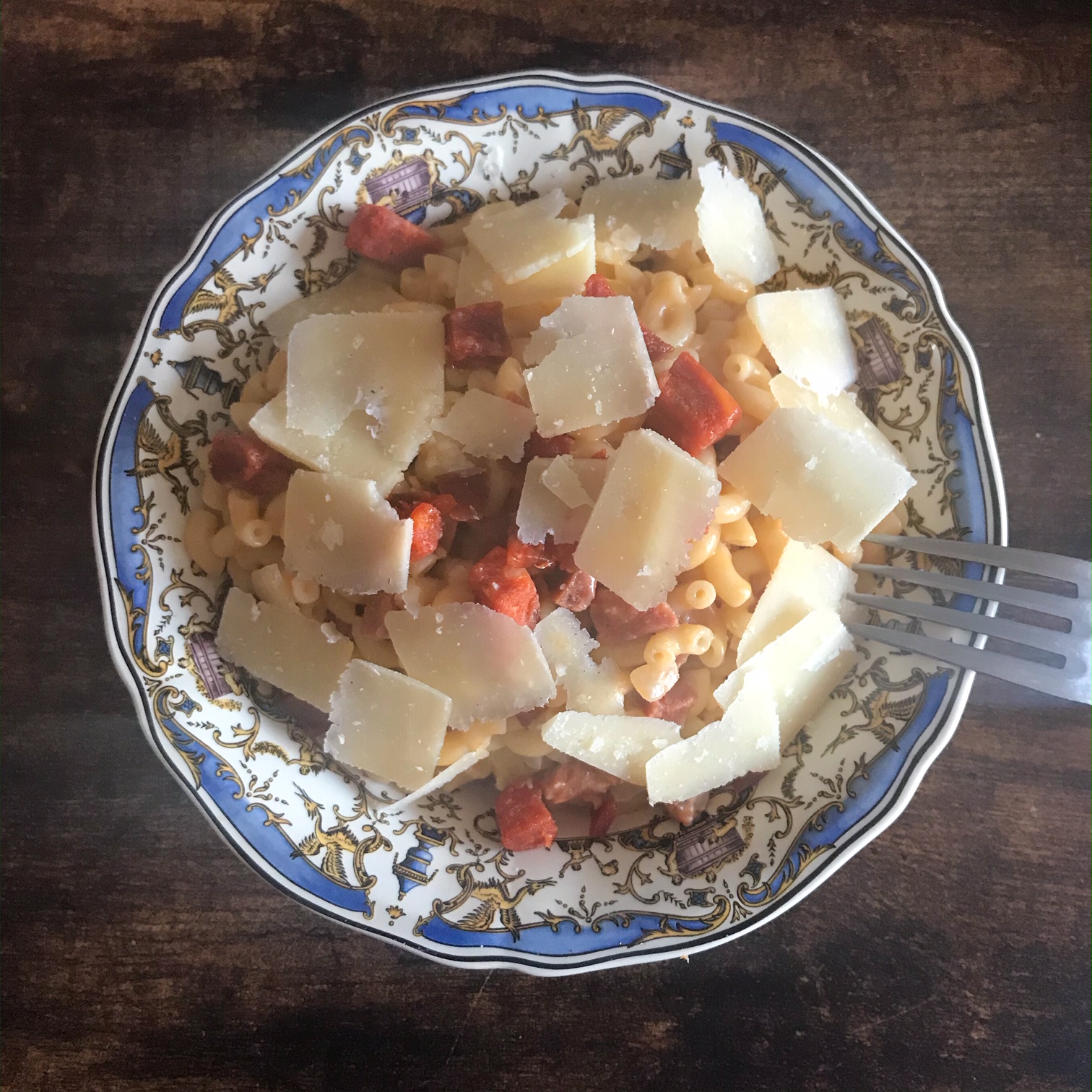 Risotto de coquillettes au chorizo