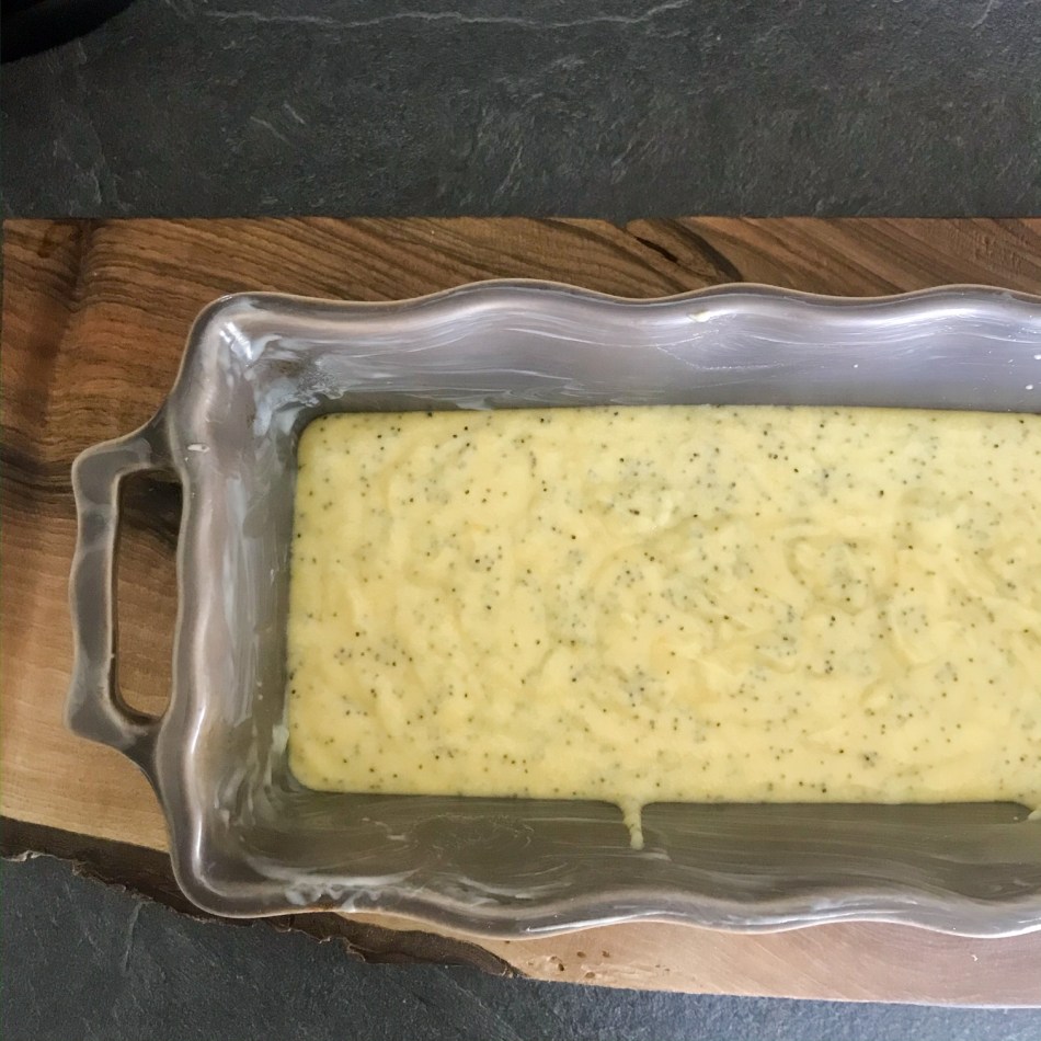 Cake au citron et aux graines de pavot