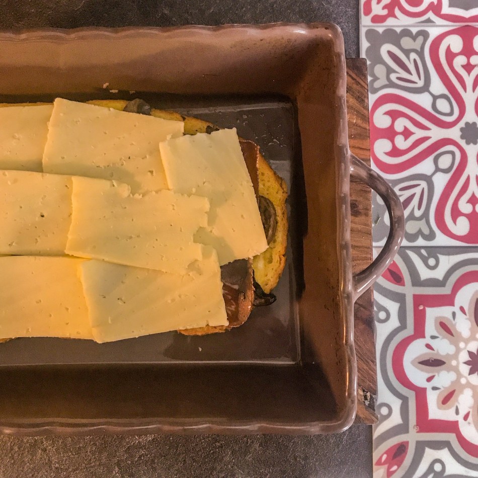 Tartine montagnarde façon pain perdu