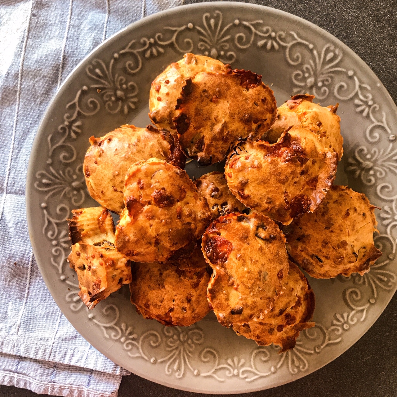 Muffins salés aux saveurs d&rsquo;Italie