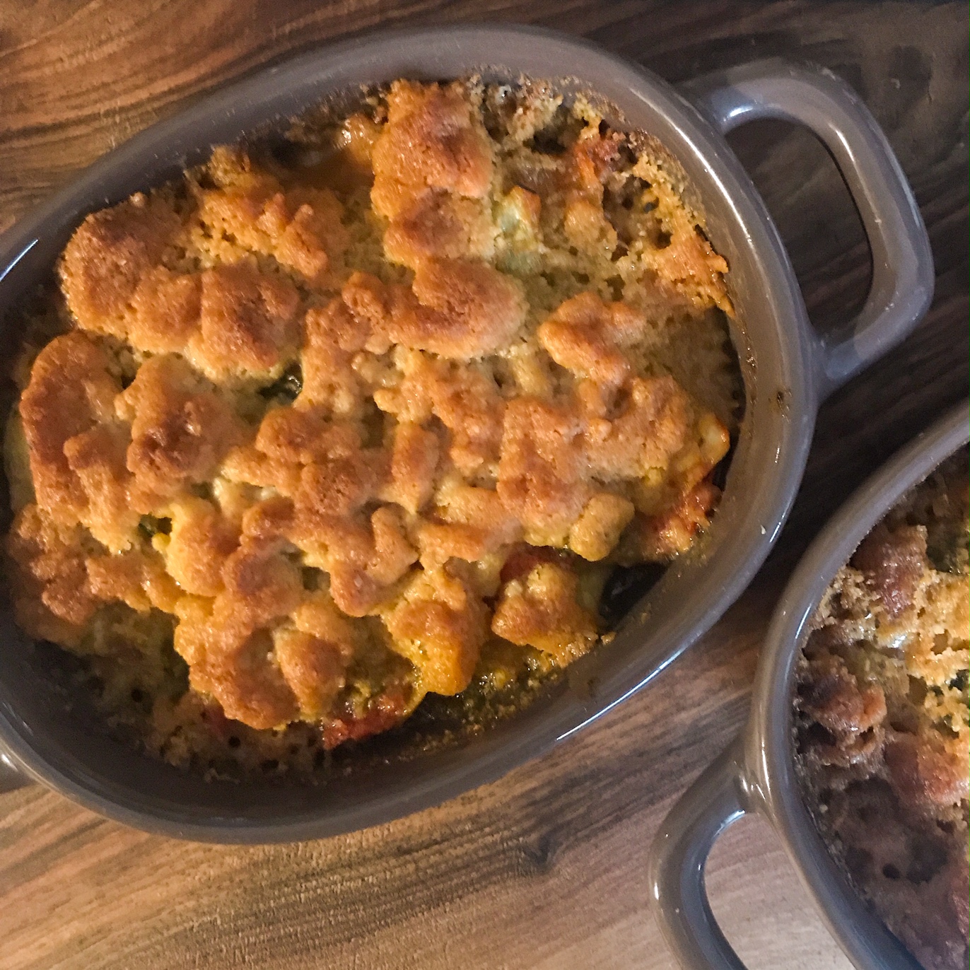 Crumble salé au goût d&rsquo;été