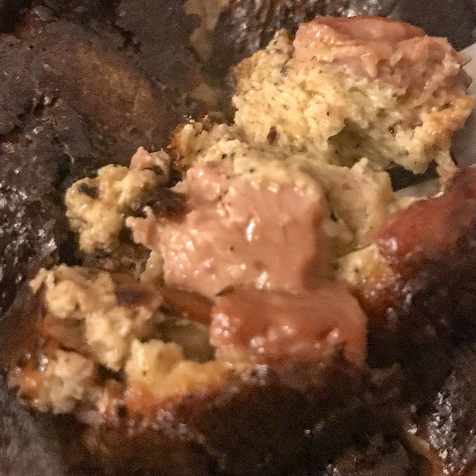 Clafoutis de champignons et foie gras