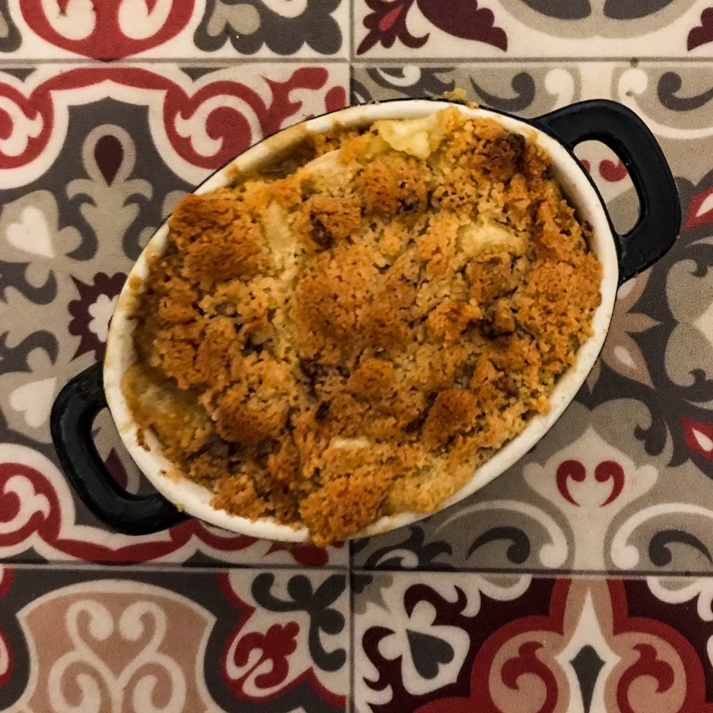 Crumble de patate douce et de carotte au&nbsp;saint-Nectaire