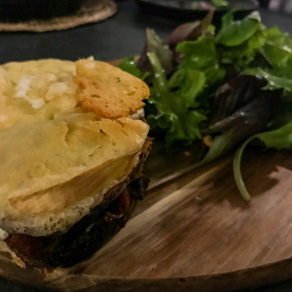 Croques forestiers au saint-Nectaire