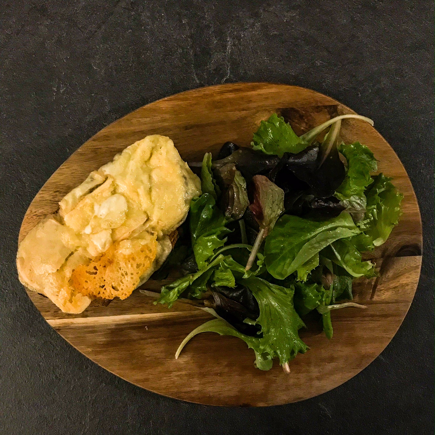 Croques forestiers au saint-Nectaire