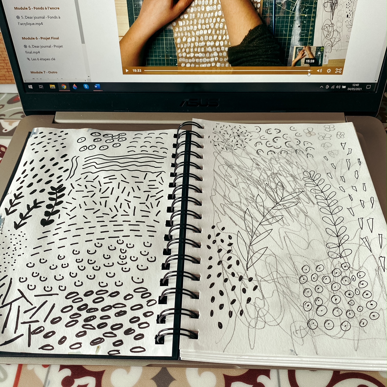 Cours de journal artistique