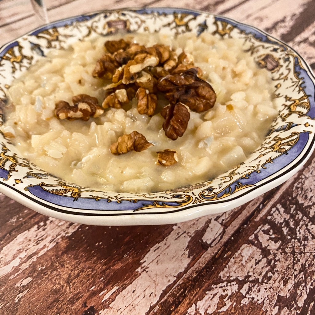 Risotto gorgonzola et&nbsp;poires