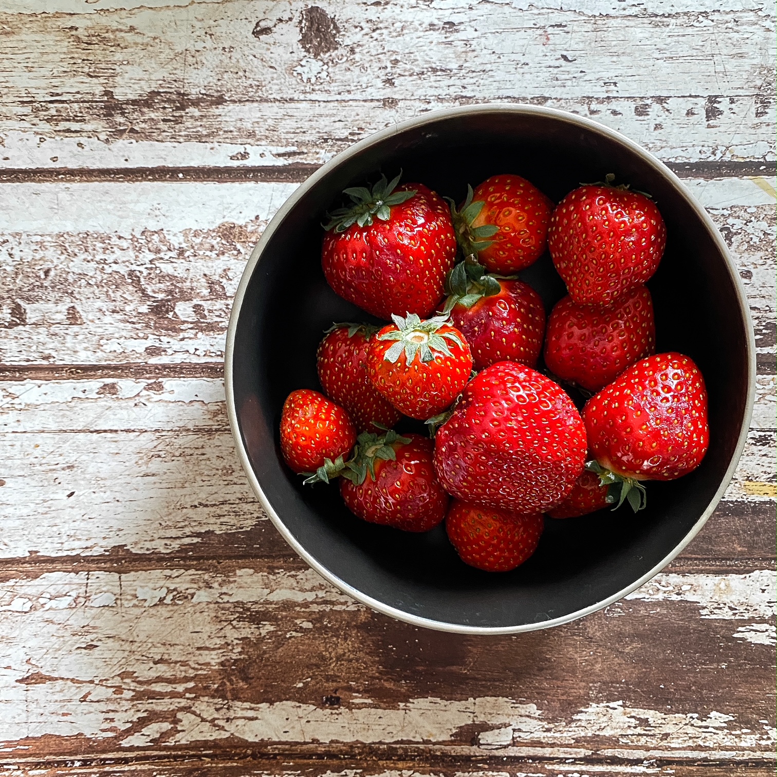 La simplicité des premières fraises