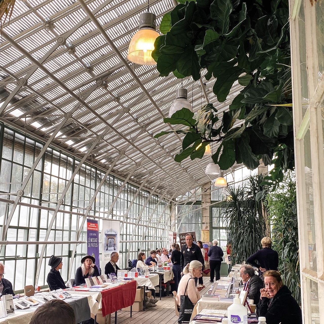 Livres sous la serre