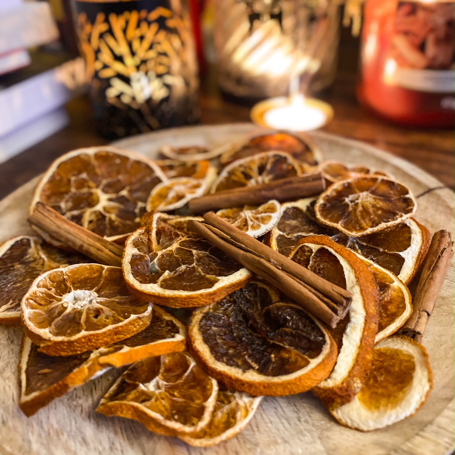 L'odeur des oranges séchées