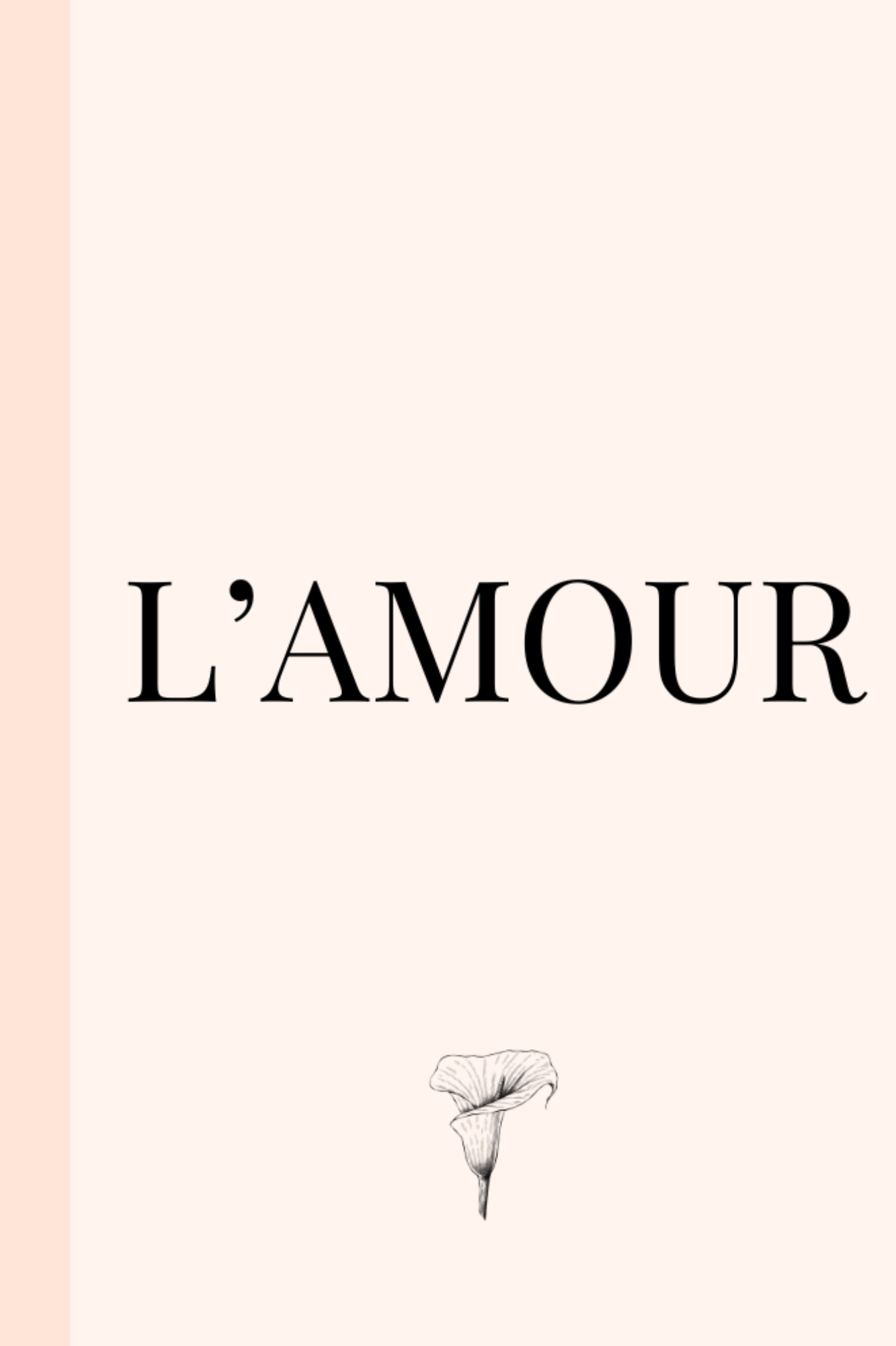 Carnet "L'Amour"