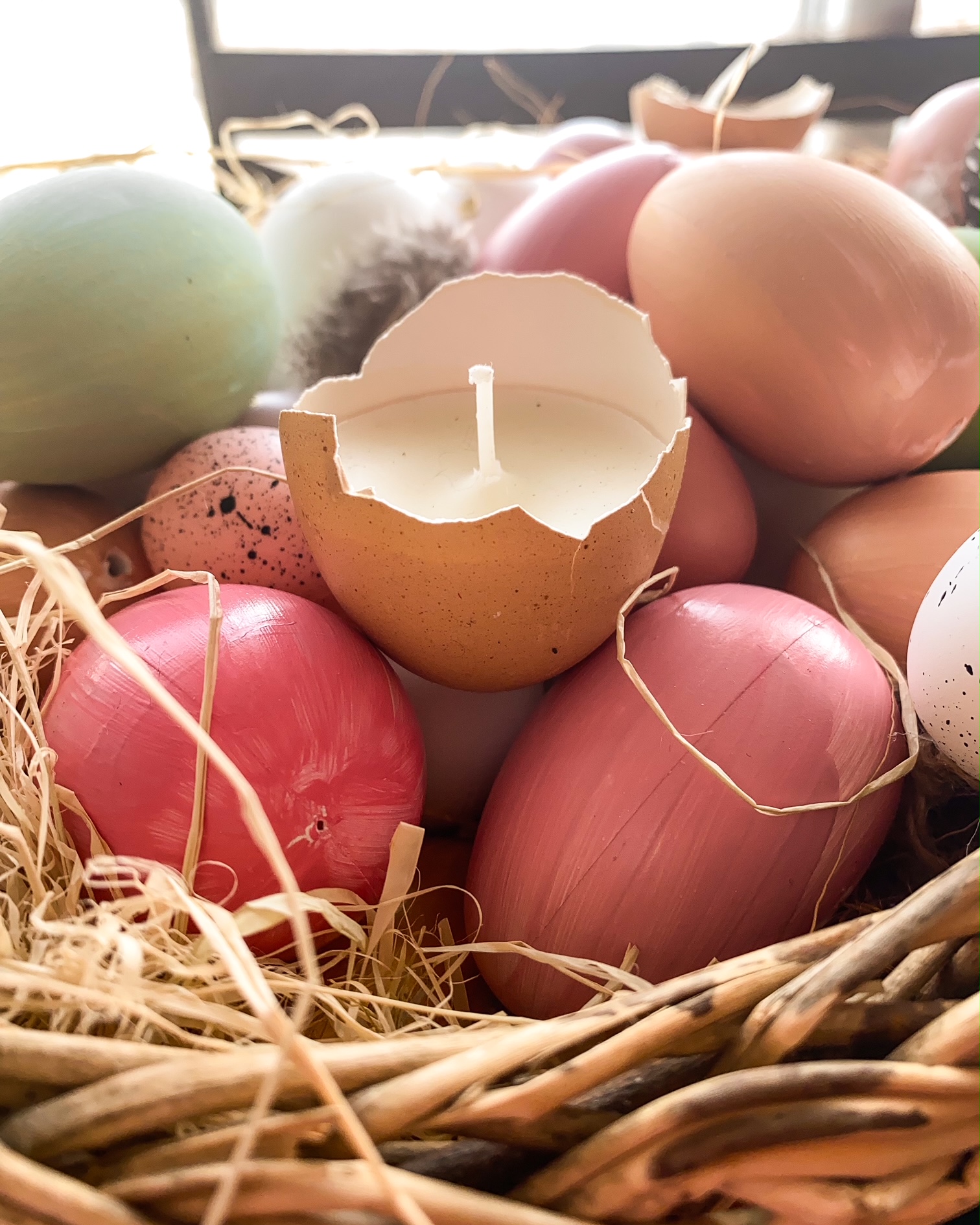 Panier d'œufs