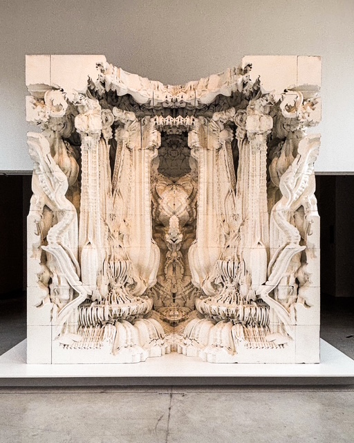 Impression 3D d'une grotte aux motifs baroques