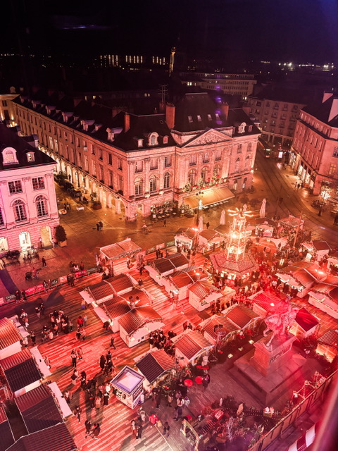 La grande roue, de nuit