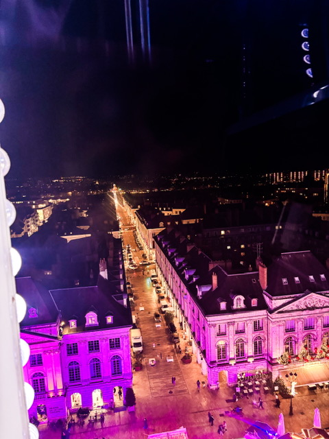 La grande roue, de nuit